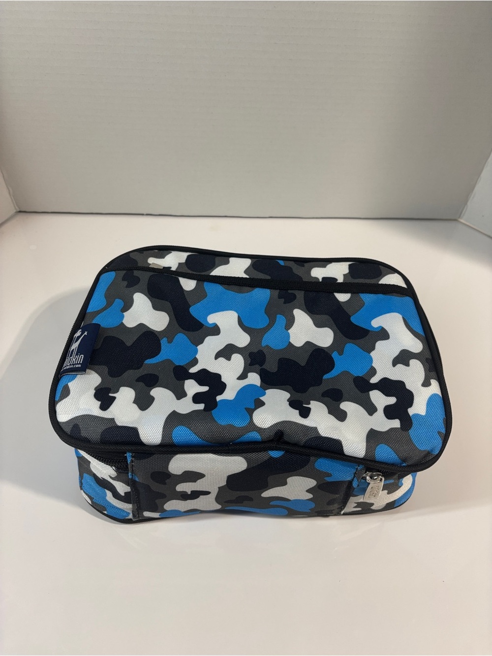 Kids Insulated Lunch Box Bag (Blue Camo) - Wildkin